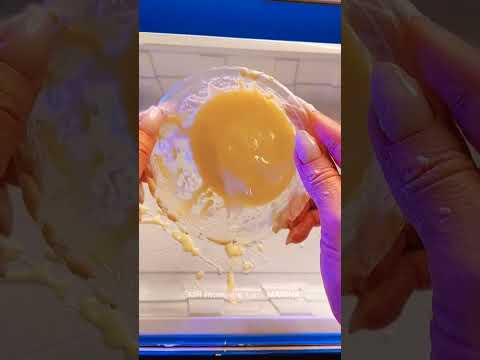 relaxing video with non newtonian fluid #asmr #satisfying #shorts #100