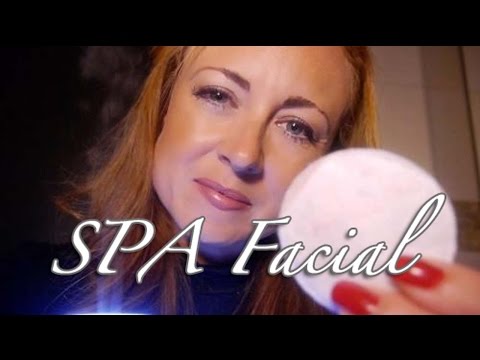 ("-") ASMR 3D Binaural Spa Steam Facial ("-")