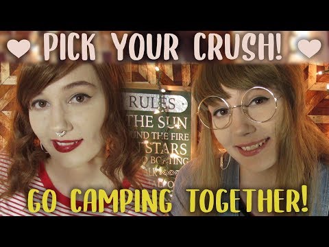 ASMR | Camping Crush Roleplay: Spooky Edition | Pick Your Crush and Go Camping Together!