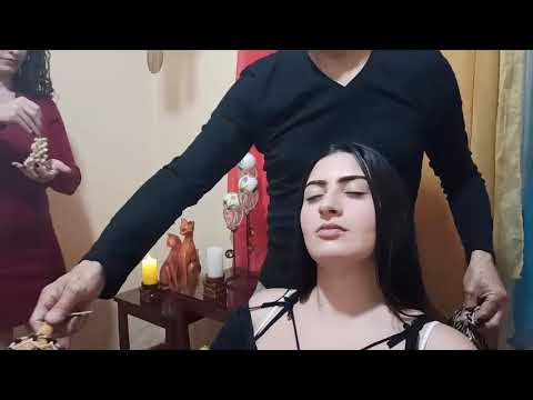 ASMR CON DIANA SOUND HEAD AND FACIAL MASSAGE, SPIRITUAL CLEANSING, CHAKRA, HAIR PULLING, RELAX ASMR