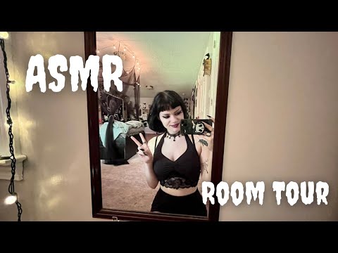 ASMR | New Room Tour! 🖤 lofi tapping, scratching, etc