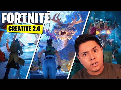 ASMR | THIS is FORTNITE?! | Creative 2.0 Gameplay Impressions