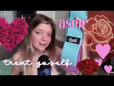 treat yo' self asmr ✨💁🏼‍♀️ ~ v-day gifts to give to YOURSELF 💘 + self love whisper ramble
