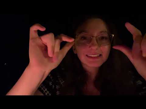 Lofi ASMR Outside in The Dark (leather gloves, candles, visual triggers...) ✨