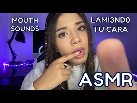 ASMR ESPAÑOL / SPIT PAINTING + MOUTH SOUNDS INTENSOS + VISUALES