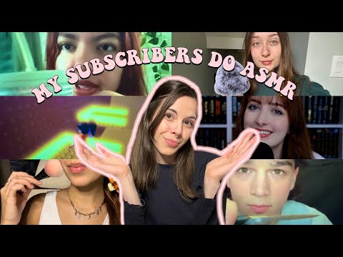 My Subscribers Do ASMR 6K Special ! 💗🌞