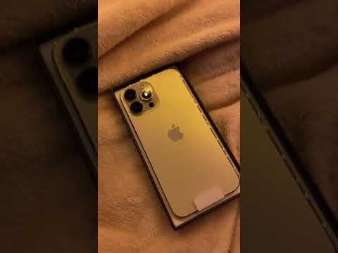 ASMR - iPhone 13 Pro Max Gold Unboxing ✨(I returned it lol)