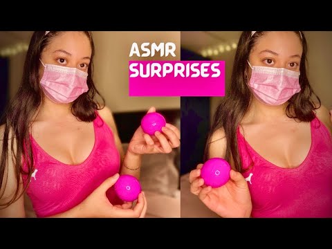 ASMR Relaxing triggers 🥰. | WITH MYSTERY SURPRISES! 😯