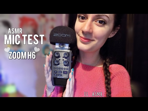 ASMR: New MIC TEST! *Zoom H6* ❤ (ita - esp)