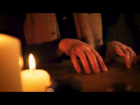 A Bored Victorian Lady Taps on a Wooden Table | ASMR Cozy Basics (wood tapping, tracing, no talking)