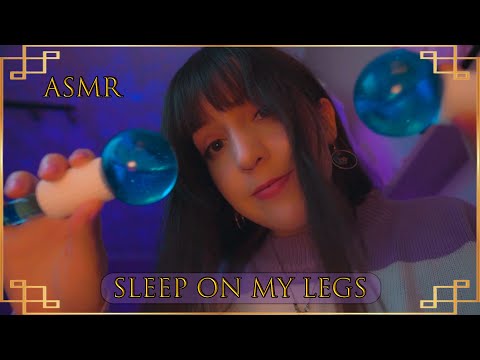 ⭐ASMR Sleep on my Legs [Sub] Pampering You on a Rainy Night