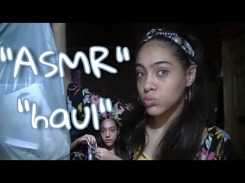 ASMR tipo haul de utiles escolares ,creo ,ahre