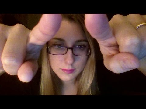 ASMR Close-up Poking the Camera - Examining your Face Role Play