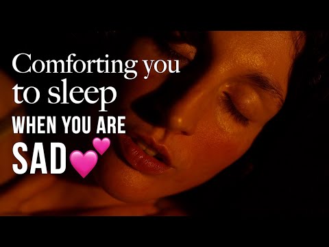 [ASMR] Comforting you to sleep when you are sad💛 "Ssh.. it's okay" (SOFT SPOKEN+ whispered, humming)