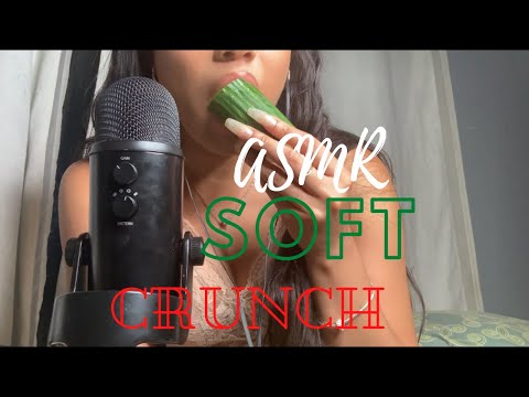 ASMR- Random Soft Crunchy Chewing Sounds, & White Noise