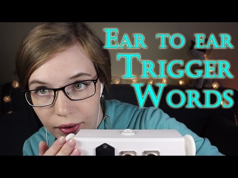 Tingly Trigger Words, Mouth Sounds, Whispered Ramble | 3D ASMR | Binaural, HD