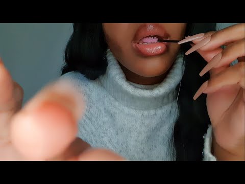 ASMR Spoolie Nibbling |  mouth sounds | Hand movements