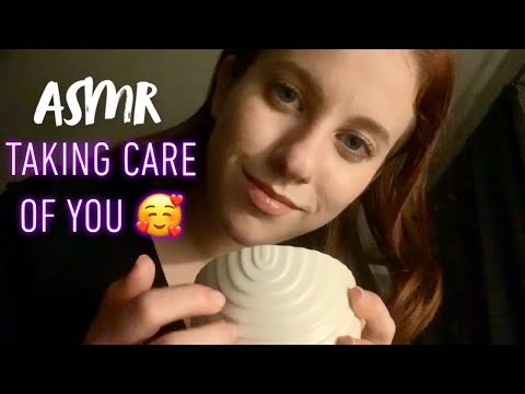 ASMR | Taking Care of You 🥰 Caring Friend Roleplay, personal attention, soft spoken, hair brushing