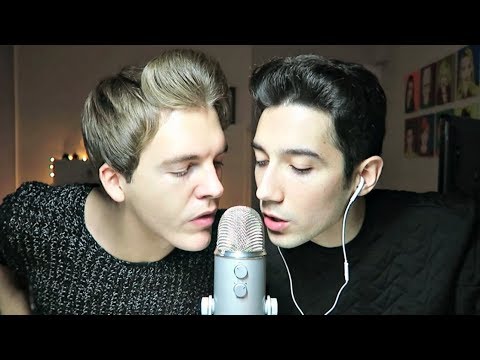 ASMR 💞 2 Boys 1 Mic 💞 Intense Ear Eating (Eargasm)