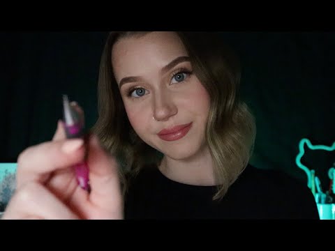 ASMR Guess What I am Drawing On You! (Personal Attention, Layered Sounds)