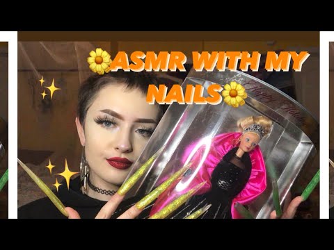 ASMR WITH MY NAILS PT.8 (tapping&talking about my dolls!)💅🏼✨💕