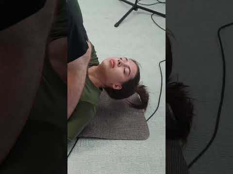 chiropractic adjustments and back cracks | stretching for beautiful girl Lisa