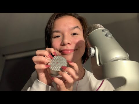 ASMR tapping with long nails🥰❤️