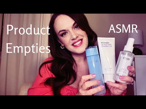 ASMR/Product Empties (Tapping, Lid Sounds, & Whispering)