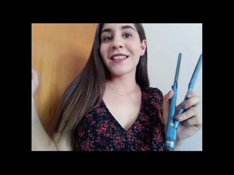 ASMR planchando mi cabello (español MX)