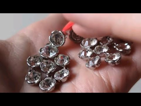 🎧ASMR CLOSE-UP Earring Tapping/Scratching 👂💎✨