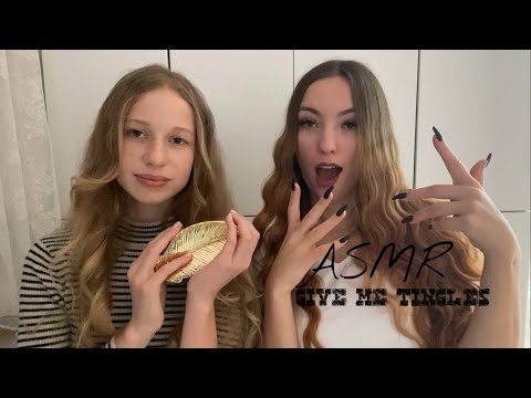 ASMR | MY SISTER TRIES TO GIVE ME TINGLES⚡️