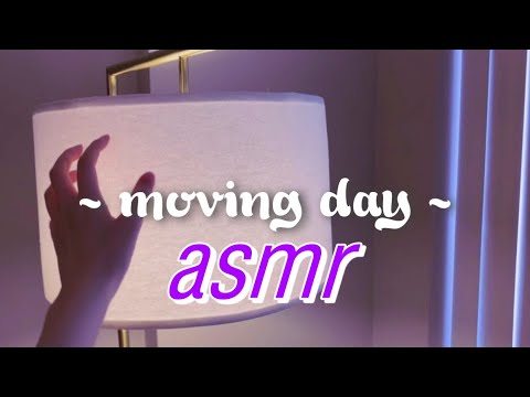 asmr moving day ~ fast scratching & tapping around my ex-apartment 😭soft spoken