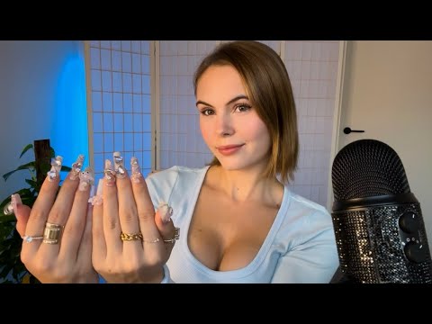 ASMR | Mouth Sounds, Jewellery Clicking & Tapping, Hand Movements…