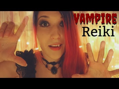 ASMR - VAMPIRE REIKI ~ Taking Away the Bad Feelies! | Energy Plucking, Humming, Visuals ~