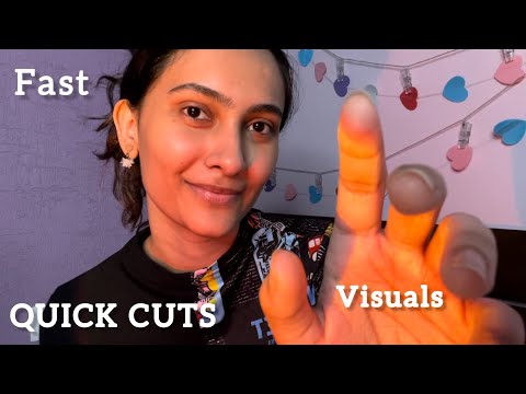 Quick Cut ASMR | Fast Triggers With Visuals For Sleep