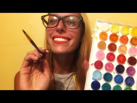 ASMR roleplay 🎨 🎡 🎈 painting your face for the carnival