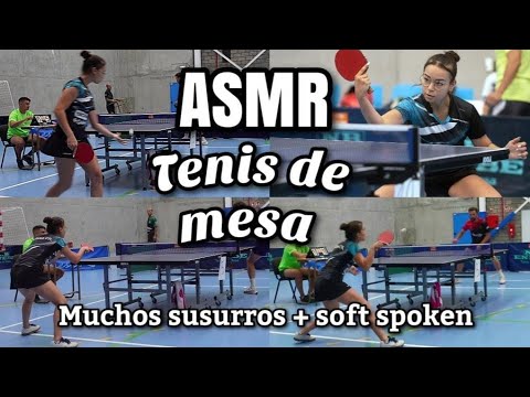 ASMR TENIS DE MESA!🏓💪🏻 Muchos susurros + soft spoken (talking) ASMR en español para dormir-Pandasmr