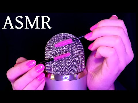 ASMR Mic Brushing with Silicone Brushes (No Talking)