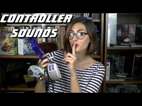 🎮Controller sounds ~ ASMR ~  Tapping ~ Pressing buttons ~ Almost no talking