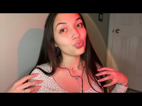 ASMR fast and aggressive fabric scratching, hair play, hand sounds, jewelry sounds, etc. 🫧✨