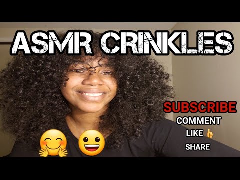 Asmr Crinkle Pop + Plastic Triggers