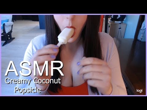 ASMR- Creamy Coconut Popsicle