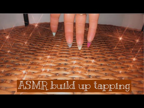 ASMR | Build up tapping on different textures to help you relax ✨