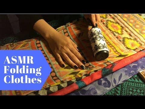 ASMR clothes folding
