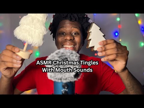 ASMR Mouth Sounds And Christmas Tapping Triggers!!