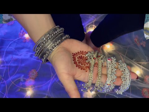ASMR Diwali Special • Preview 🪔 ONLY for the Members! Payal sounds, Mehndi on hands and feet 🦶👋