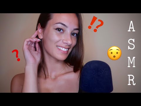 ASMR Whispers | Closeup Whispering, Answering your Questions! 😳❓ Q&A