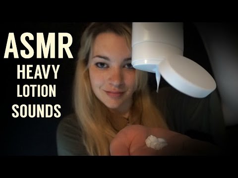 ASMR Heavy Lotion Sounds w/ Exfoliating Gloves
