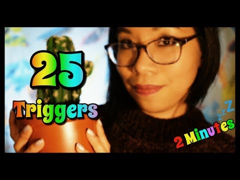 ａｓｍｒ: 25 Triggers in 2 Minutes 💤⏱️ | Fall Asleep Quickly | No Talking