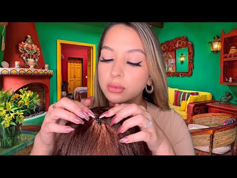 ASMR Your Latina Mom checks your hair for Lice (she has all the home remedies🙃)